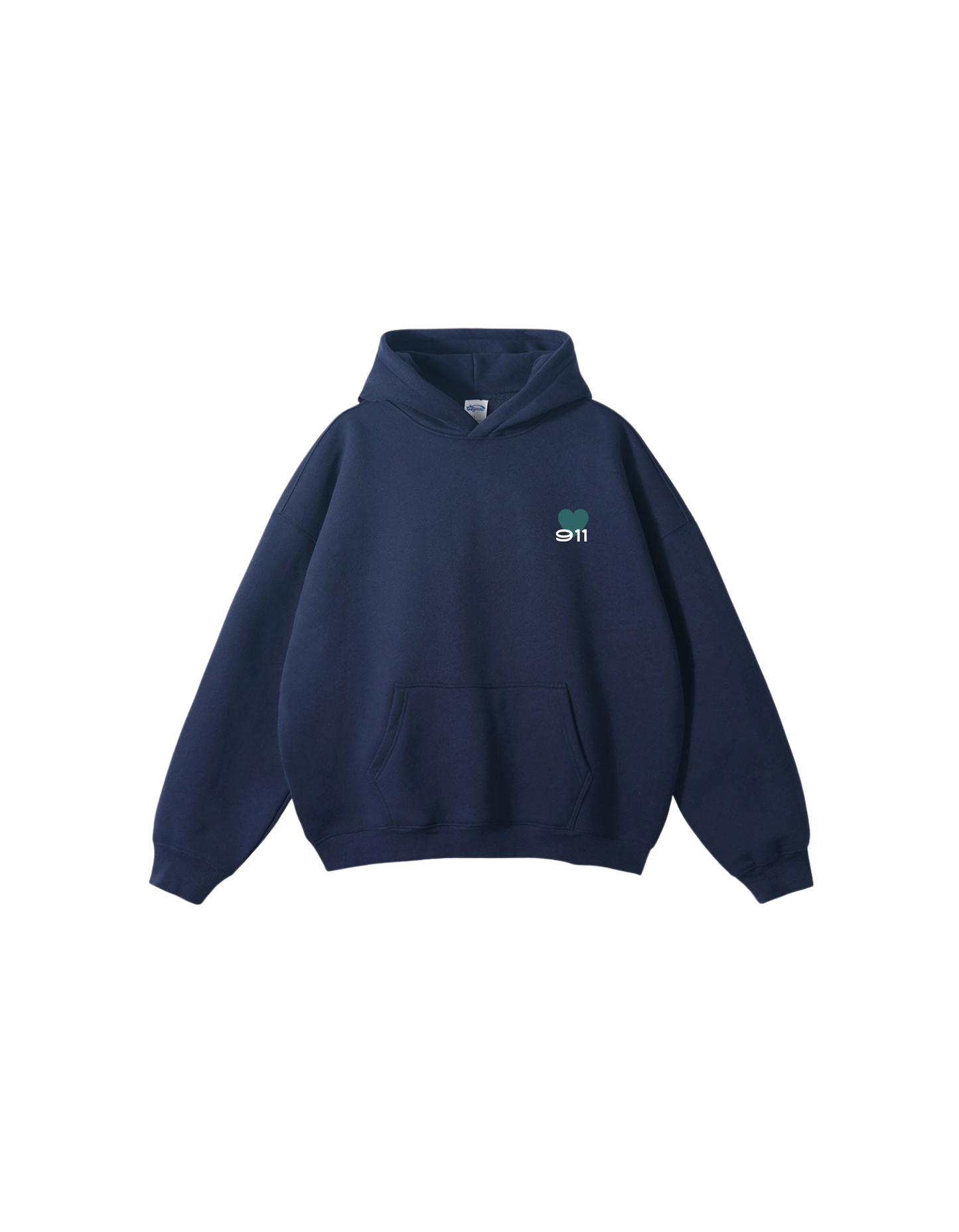 911 Hoodie Navy Blue