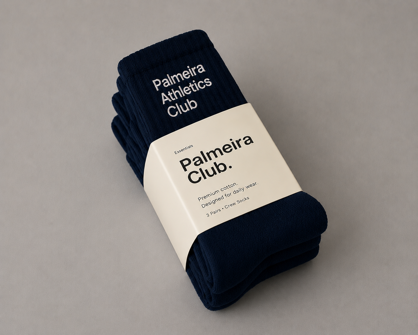 3 Pairs • Crew Socks